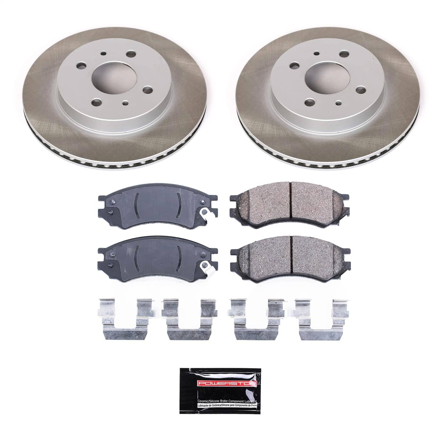 Power Stop - SC1515 - Front - Disc Brake Pad and Rotor Kit