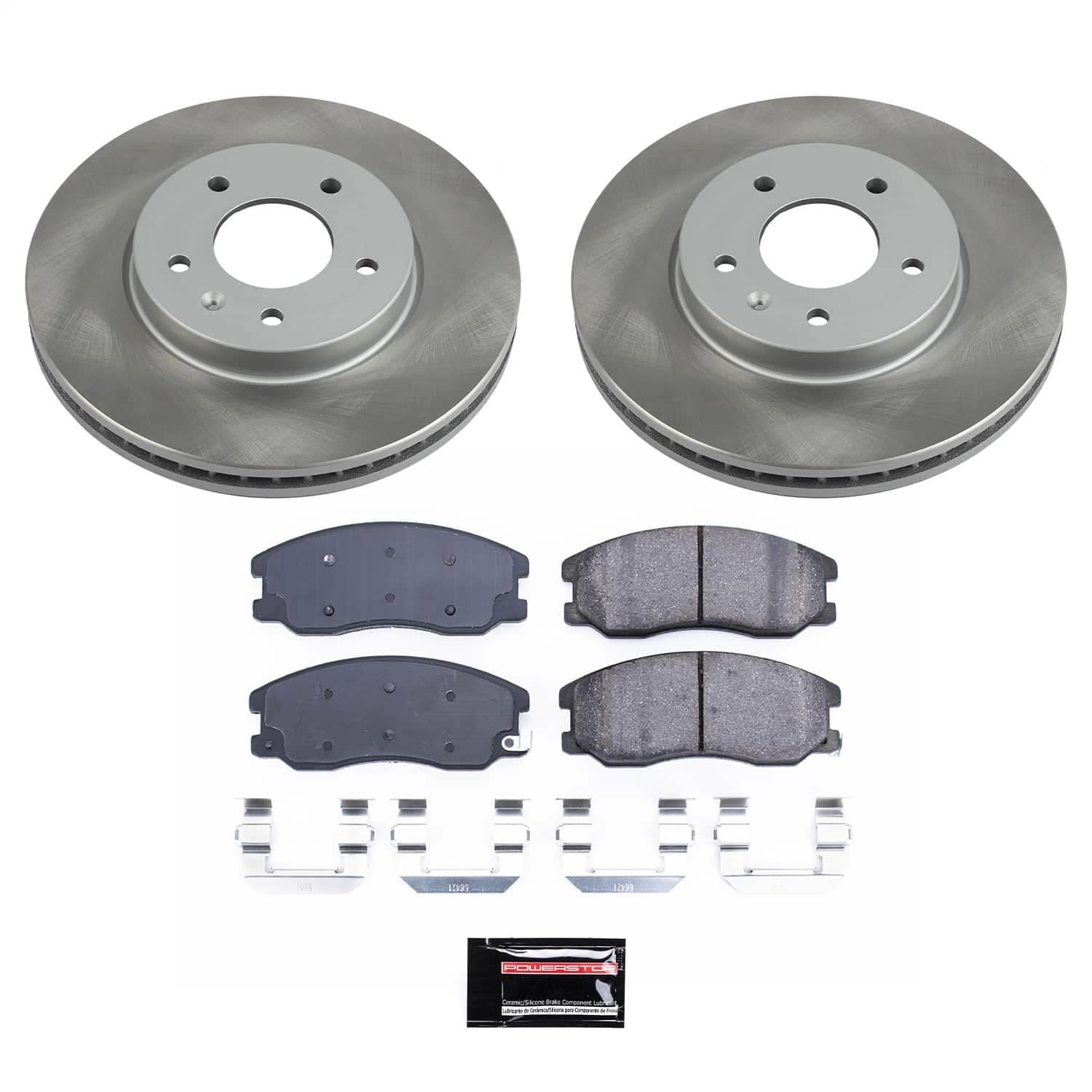 Power Stop - SC2090 - Front - Disc Brake Pad and Rotor Kit