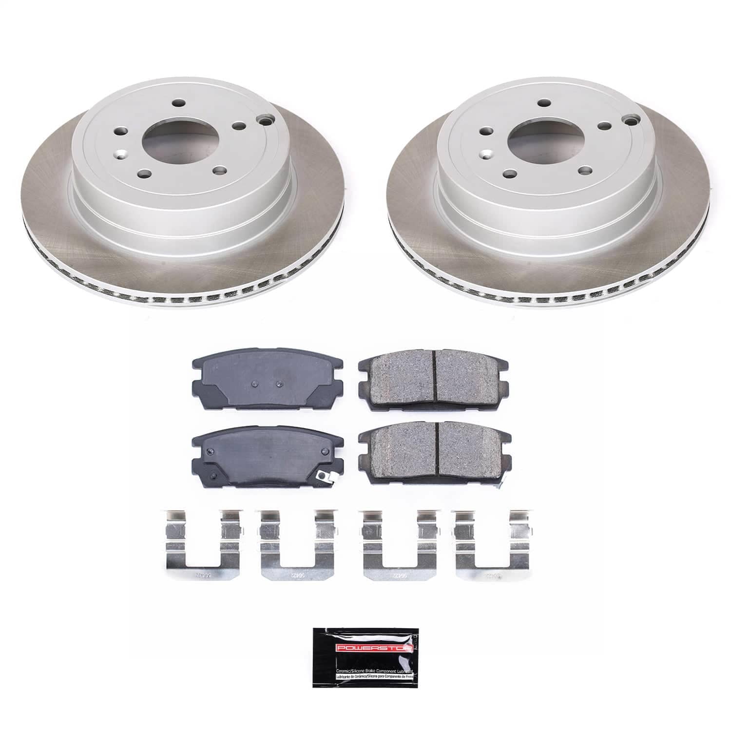 Power Stop - SC2092 - Rear - Disc Brake Pad and Rotor Kit