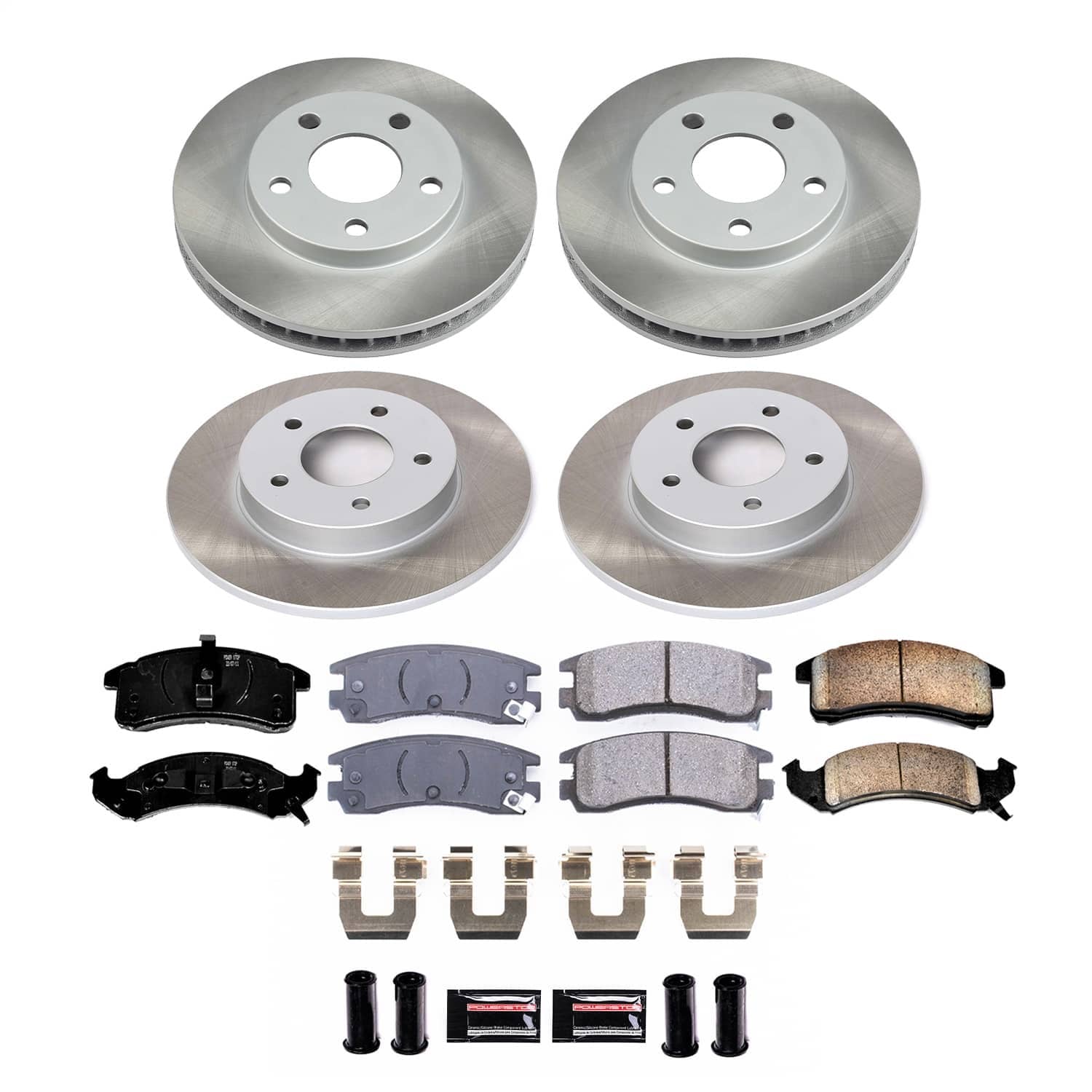 Power Stop - SC2760 - Front and Rear - Disc Brake Pad and Rotor Kit