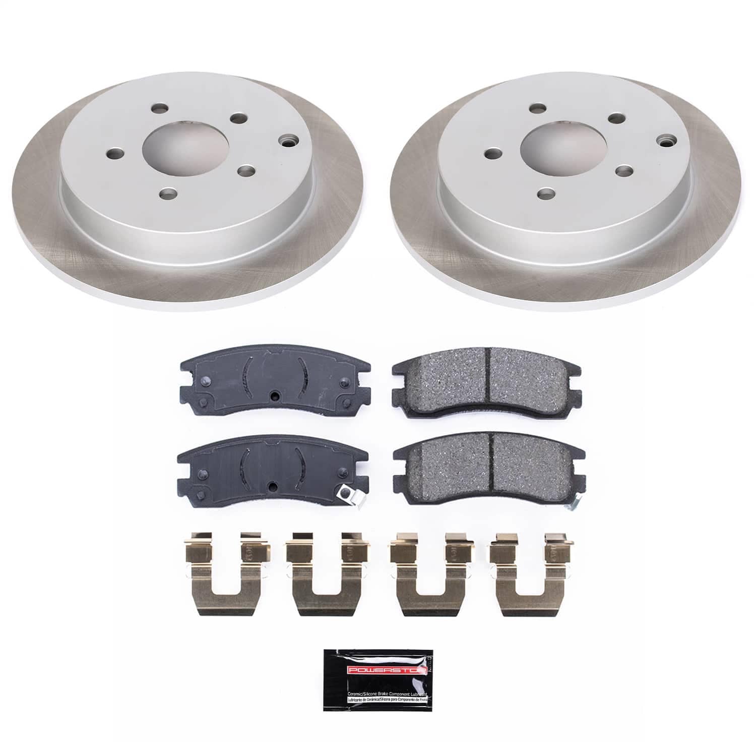 Power Stop - SC5135 - Rear - Disc Brake Pad and Rotor Kit