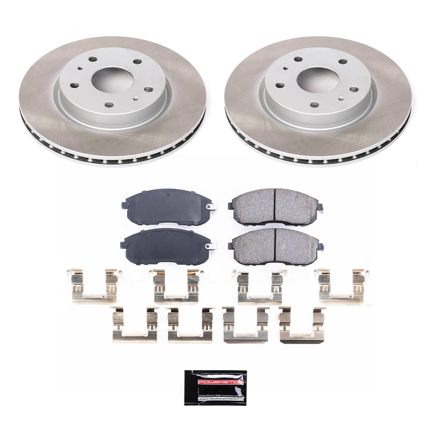 Power Stop - SC5887 - Front - Disc Brake Pad and Rotor Kit