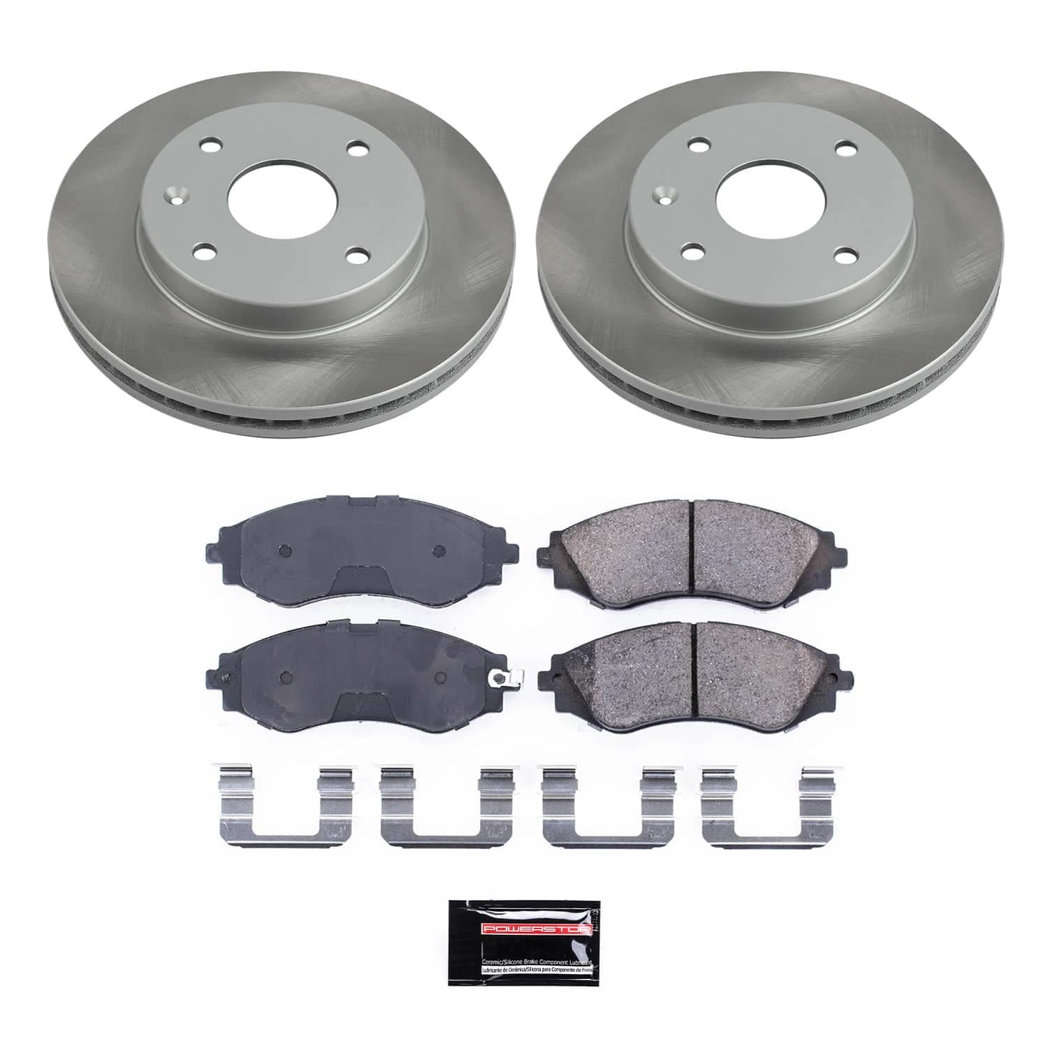 Power Stop - SC5894 - Front - Disc Brake Pad and Rotor Kit