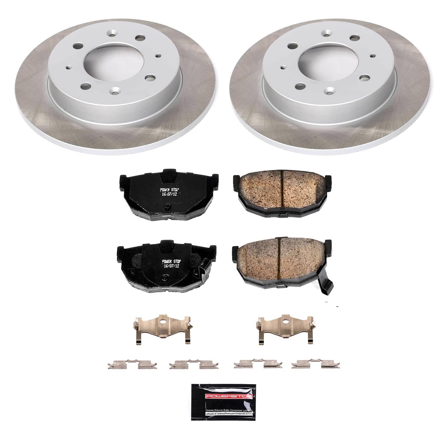 Power Stop - SC5905 - Rear - Disc Brake Pad and Rotor Kit