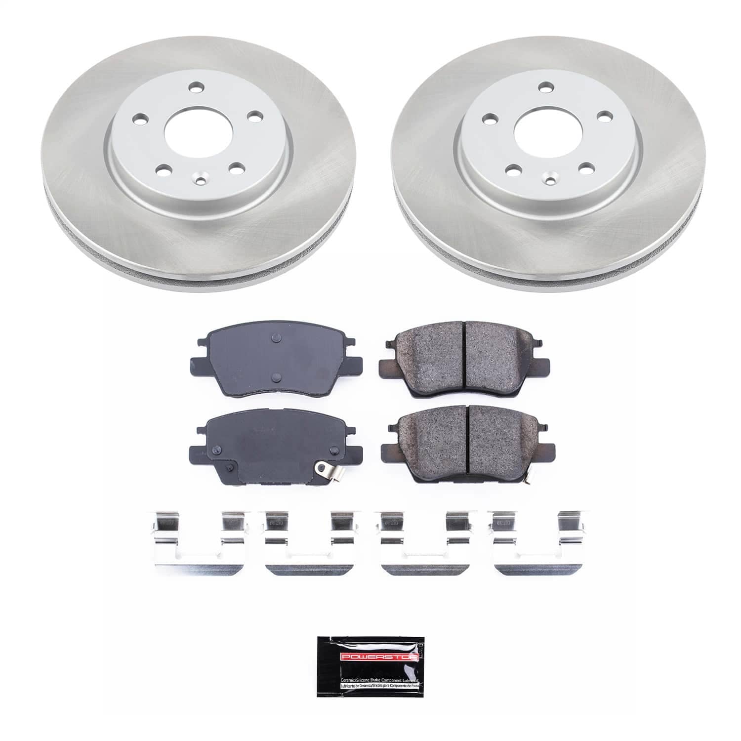 Power Stop - SC7399 - Front - Disc Brake Pad and Rotor Kit