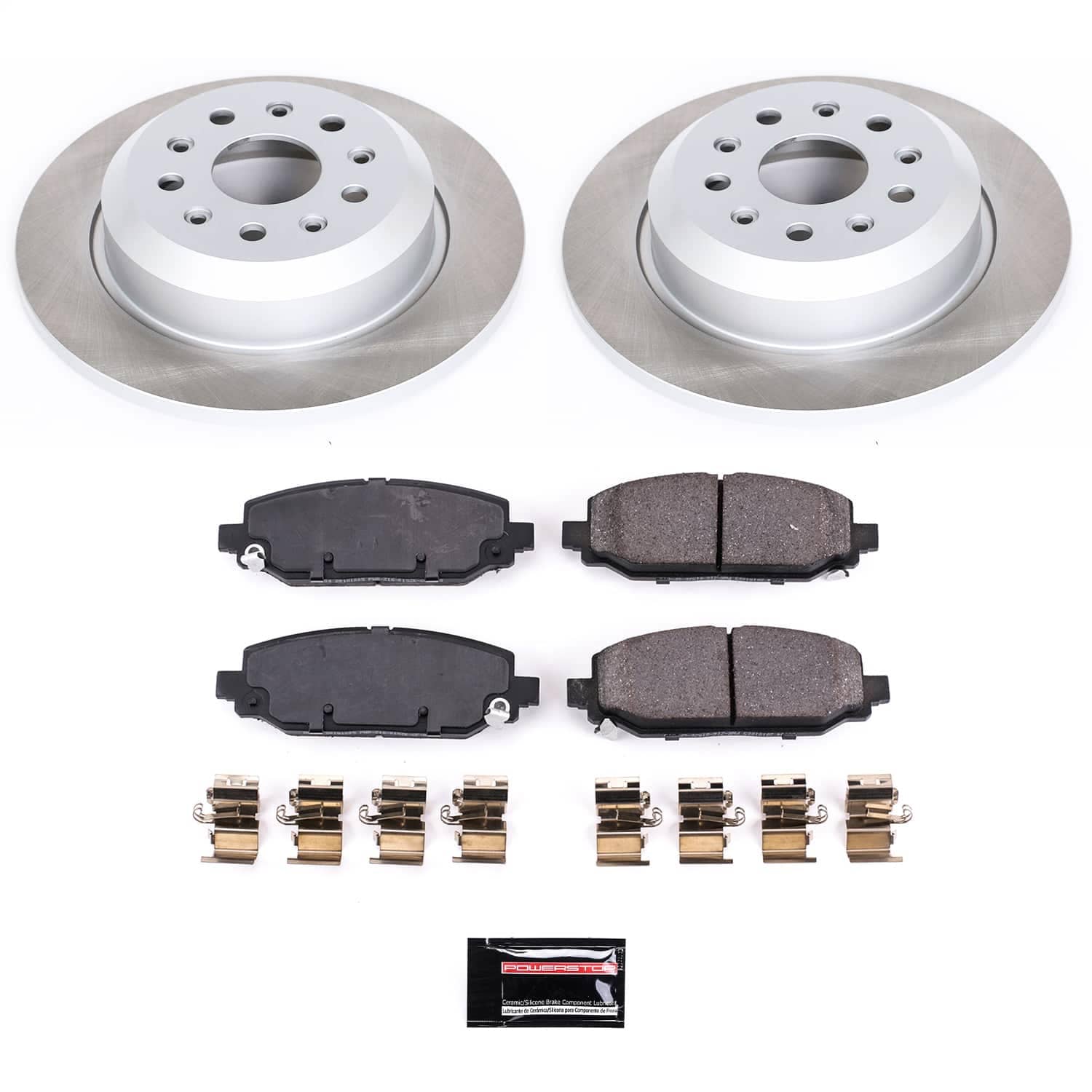 Power Stop - SC7942 - Rear - Disc Brake Pad and Rotor Kit