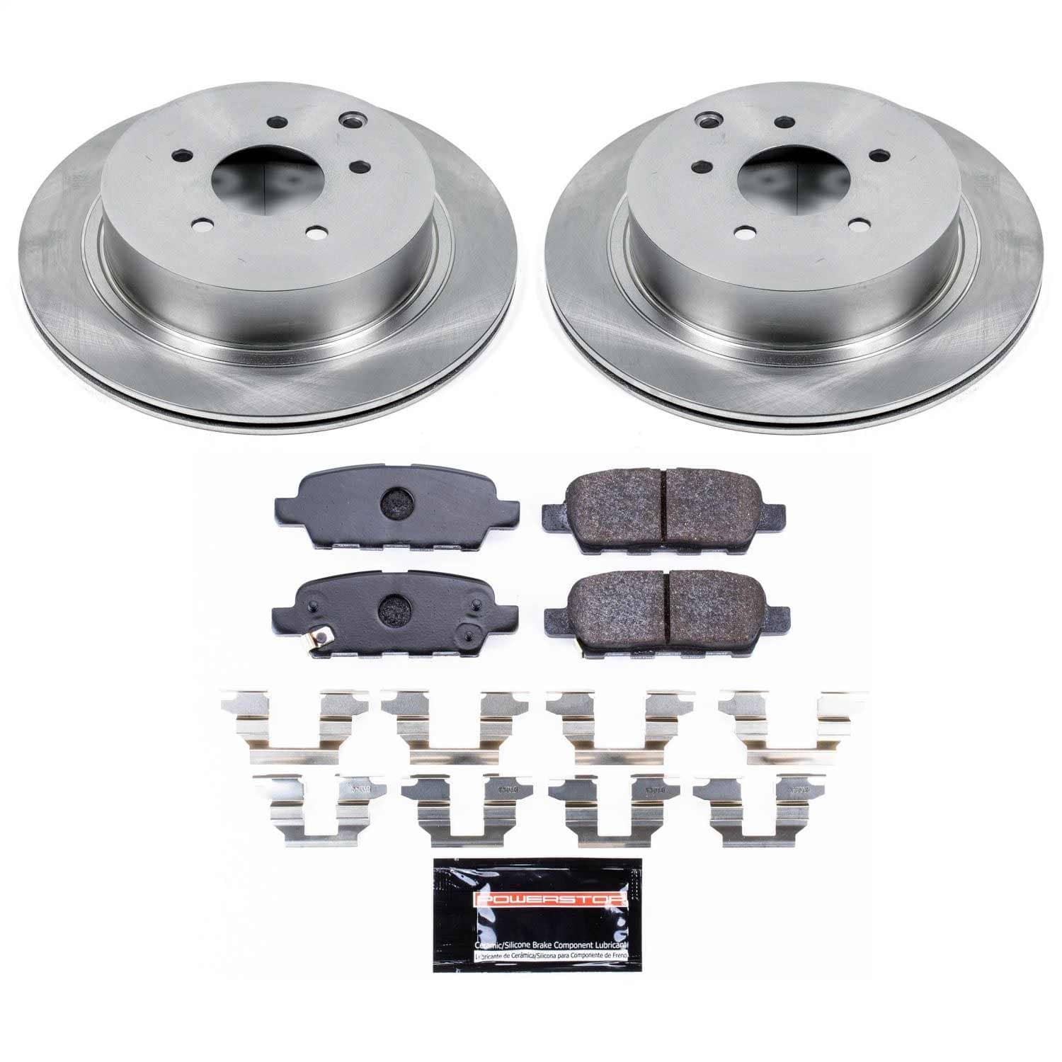 Power Stop - TDBK2427 - Rear - Disc Brake Pad and Rotor Kit