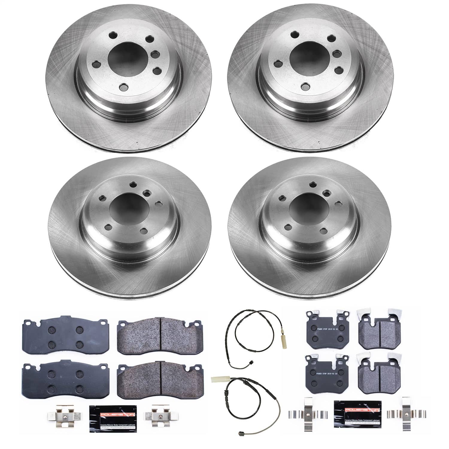 Power Stop - TDSK6005 - Front and Rear - Disc Brake Pad and Rotor Kit