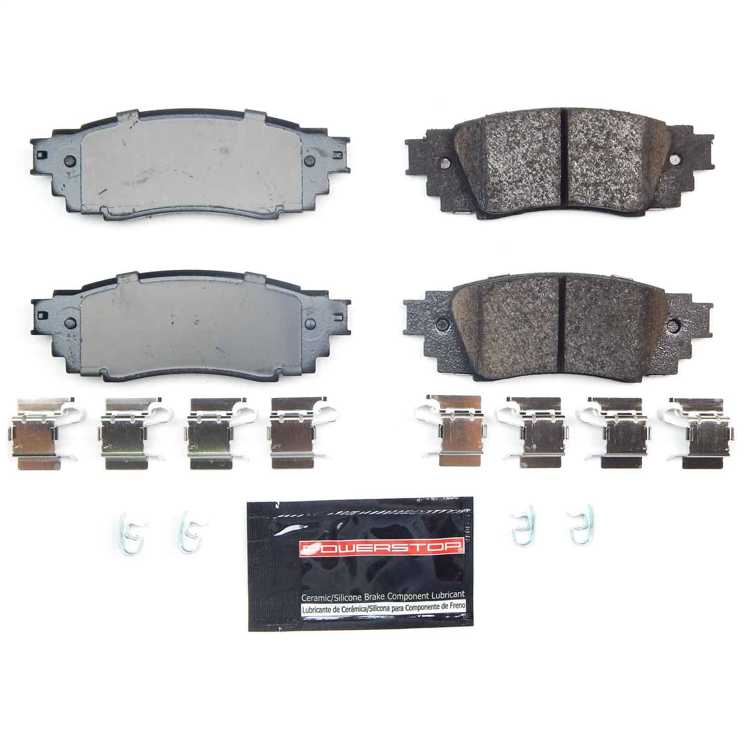 Power Stop - Z23-1879B - Rear - Disc Brake Pad and Rotor Kit