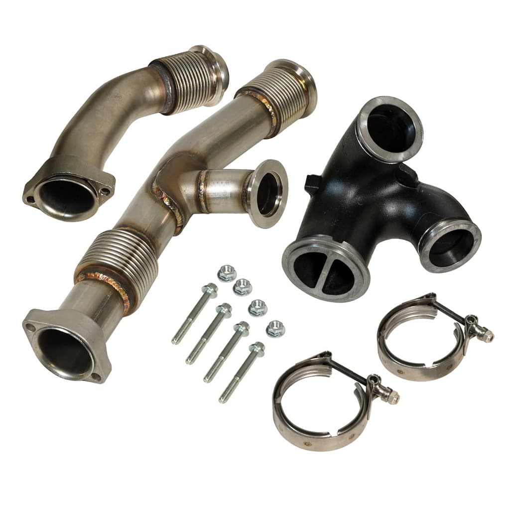 BD Diesel - 1043917 - Turbocharger Up Pipe image 1