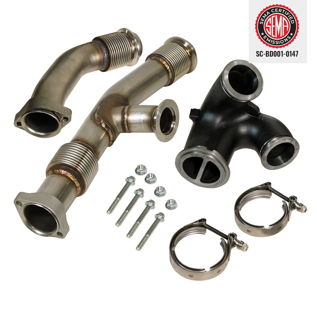 BD Diesel - 1043917 - Turbocharger Up Pipe image 2
