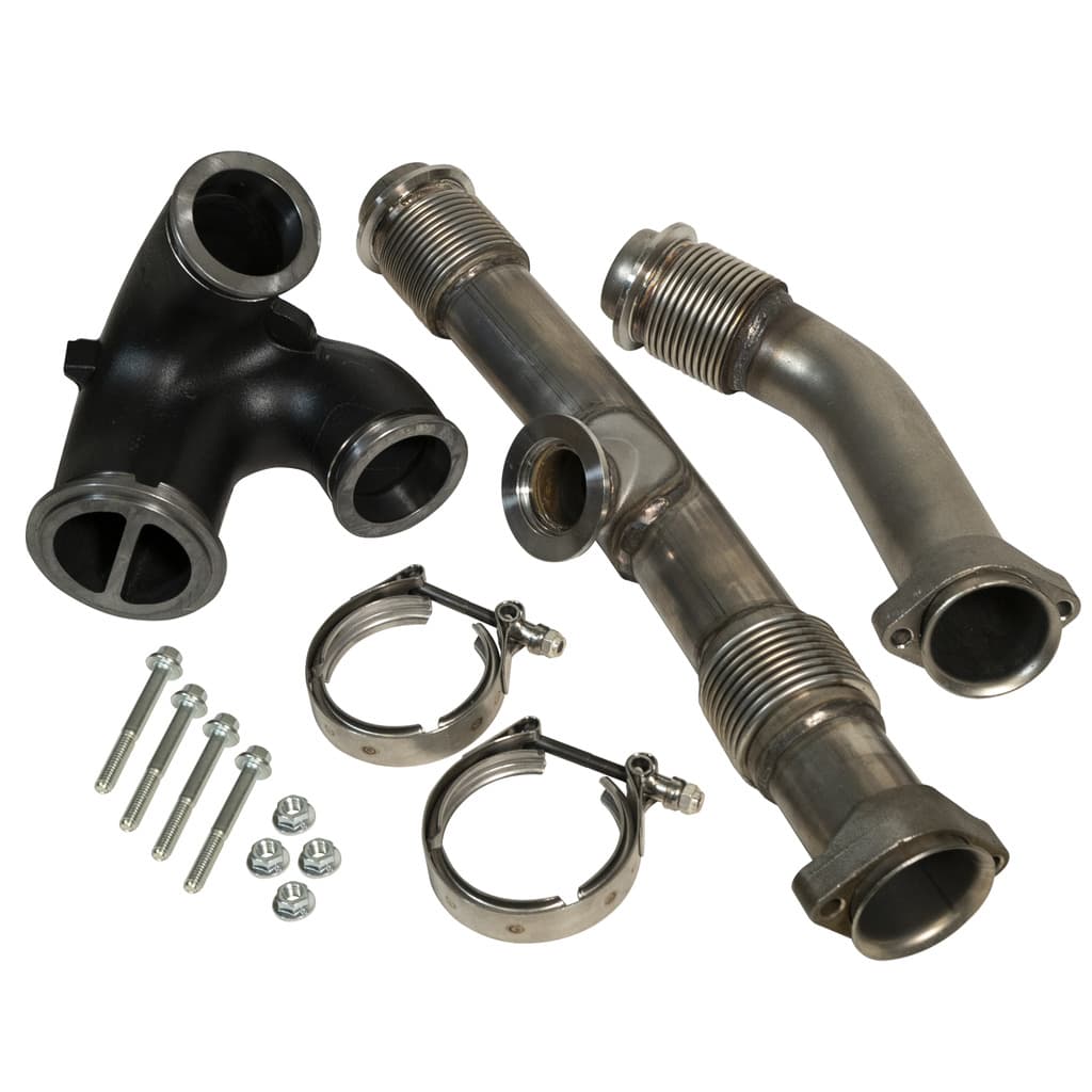 BD Diesel - 1043918 - Turbocharger Up Pipe image 1