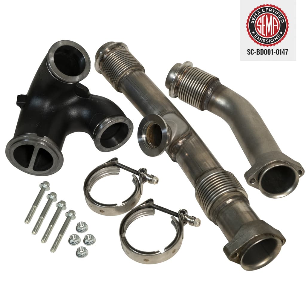 BD Diesel - 1043918 - Turbocharger Up Pipe image 2