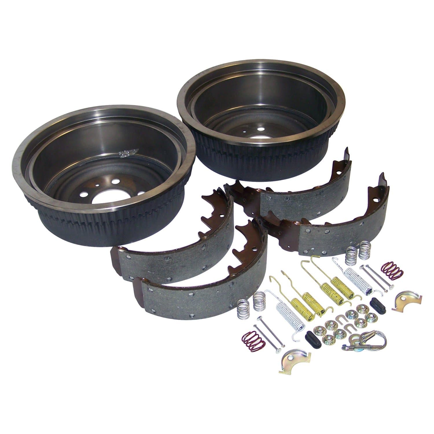 Crown Automotive Jeep Replacement - 52001915K - Rear - Drum Brake Shoe and Drum Kit image 1
