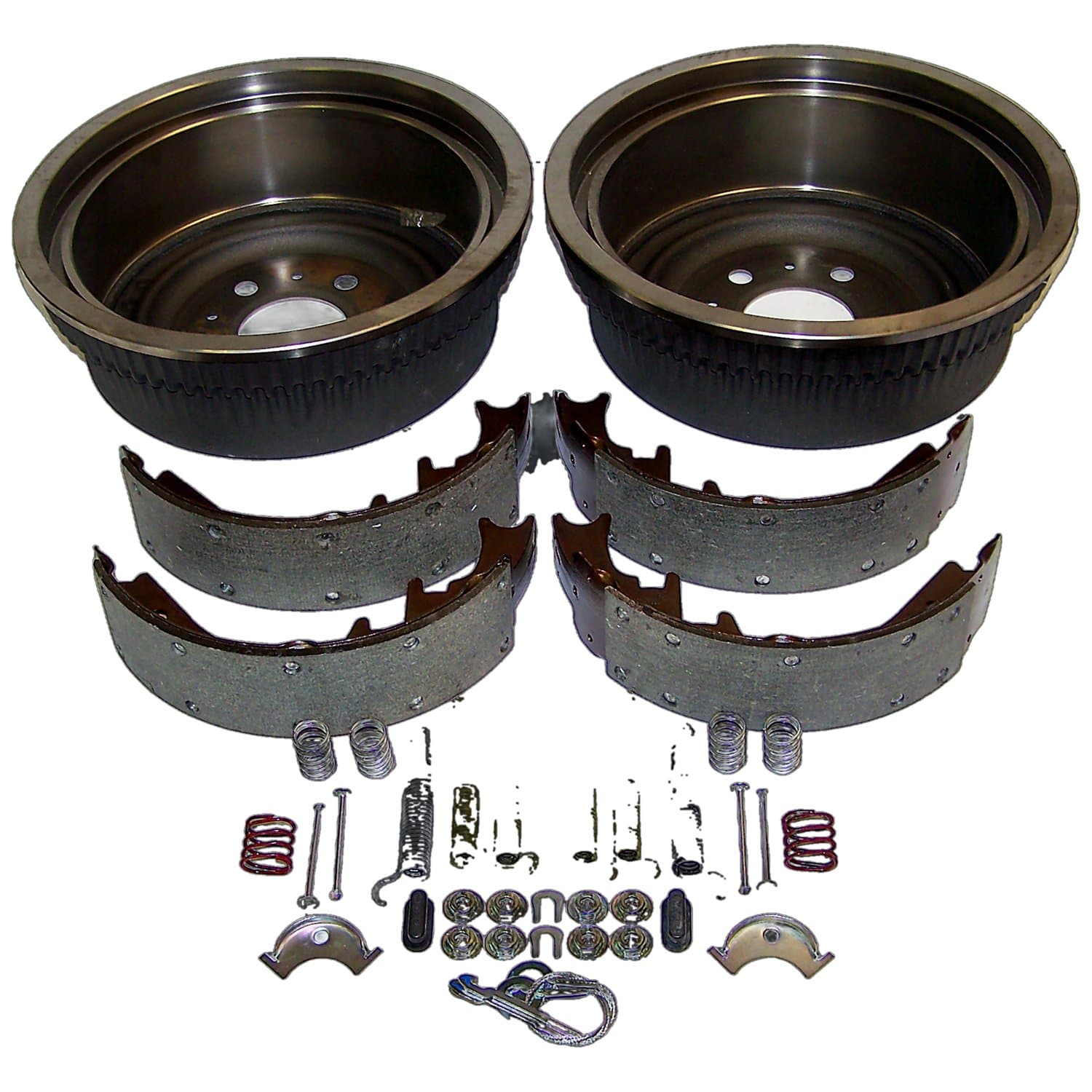 Crown Automotive Jeep Replacement - 52001915K - Rear - Drum Brake Shoe and Drum Kit image 2