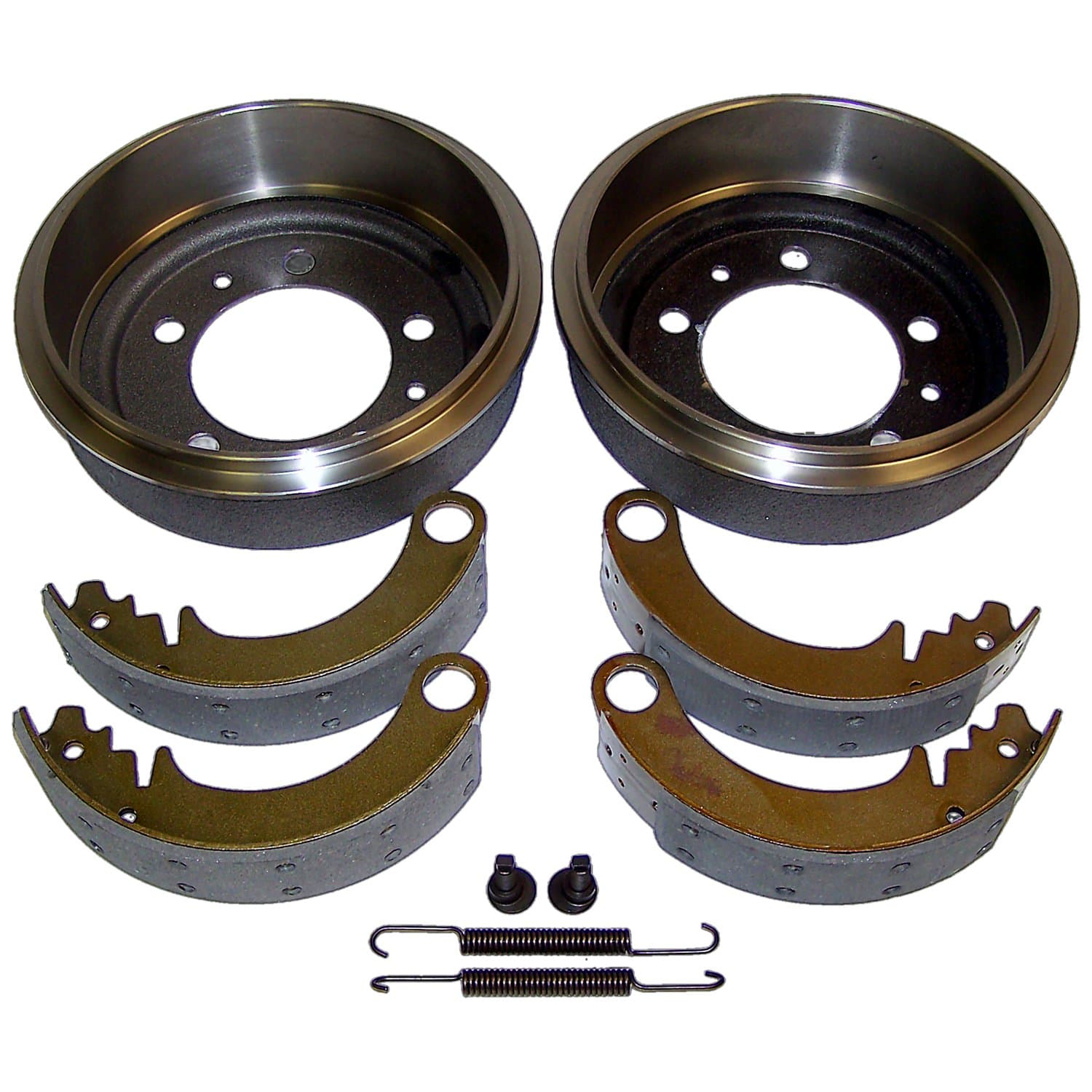 Crown Automotive Jeep Replacement - 808770KE - Front and Rear - Drum Brake Shoe and Drum Kit image 2