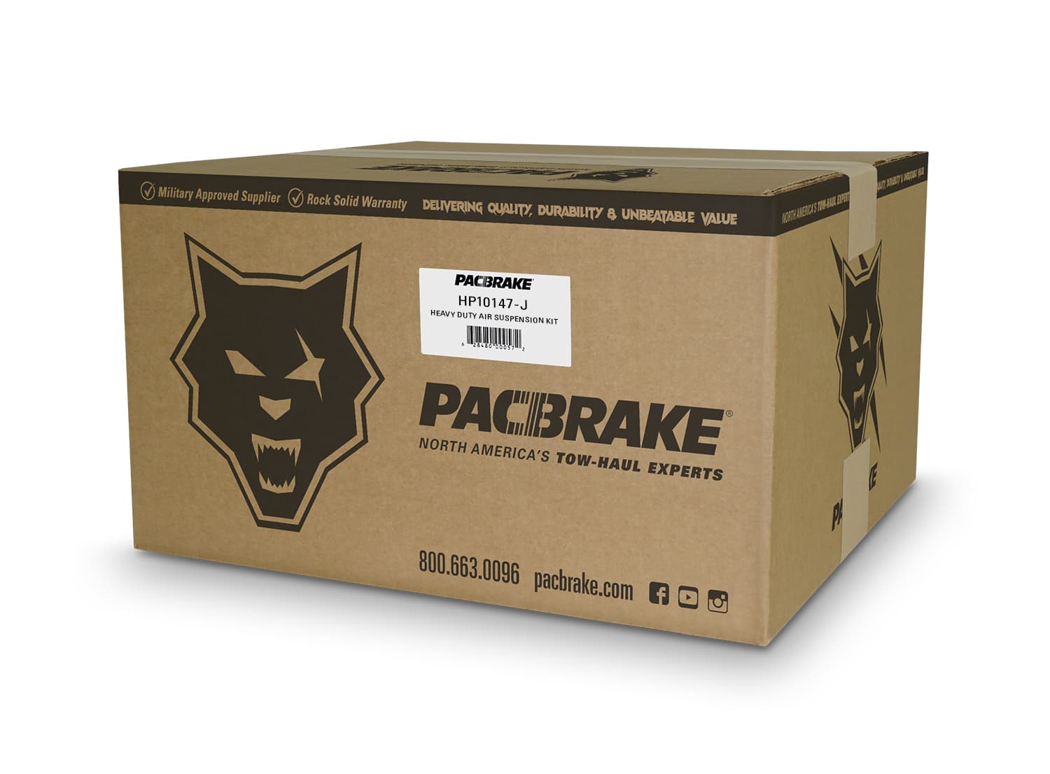 Pacbrake - HP10147-J - Rear - Suspension Air Spring Kit image 1