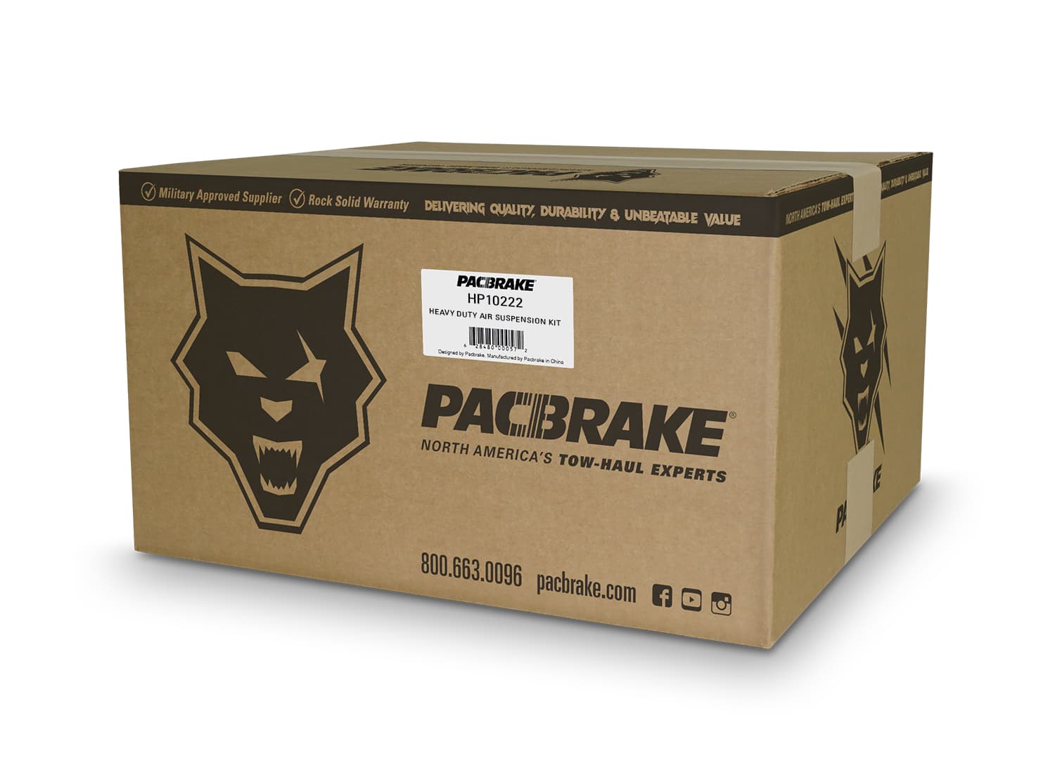 Pacbrake - HP10222 - Rear - Suspension Air Spring Kit image 5