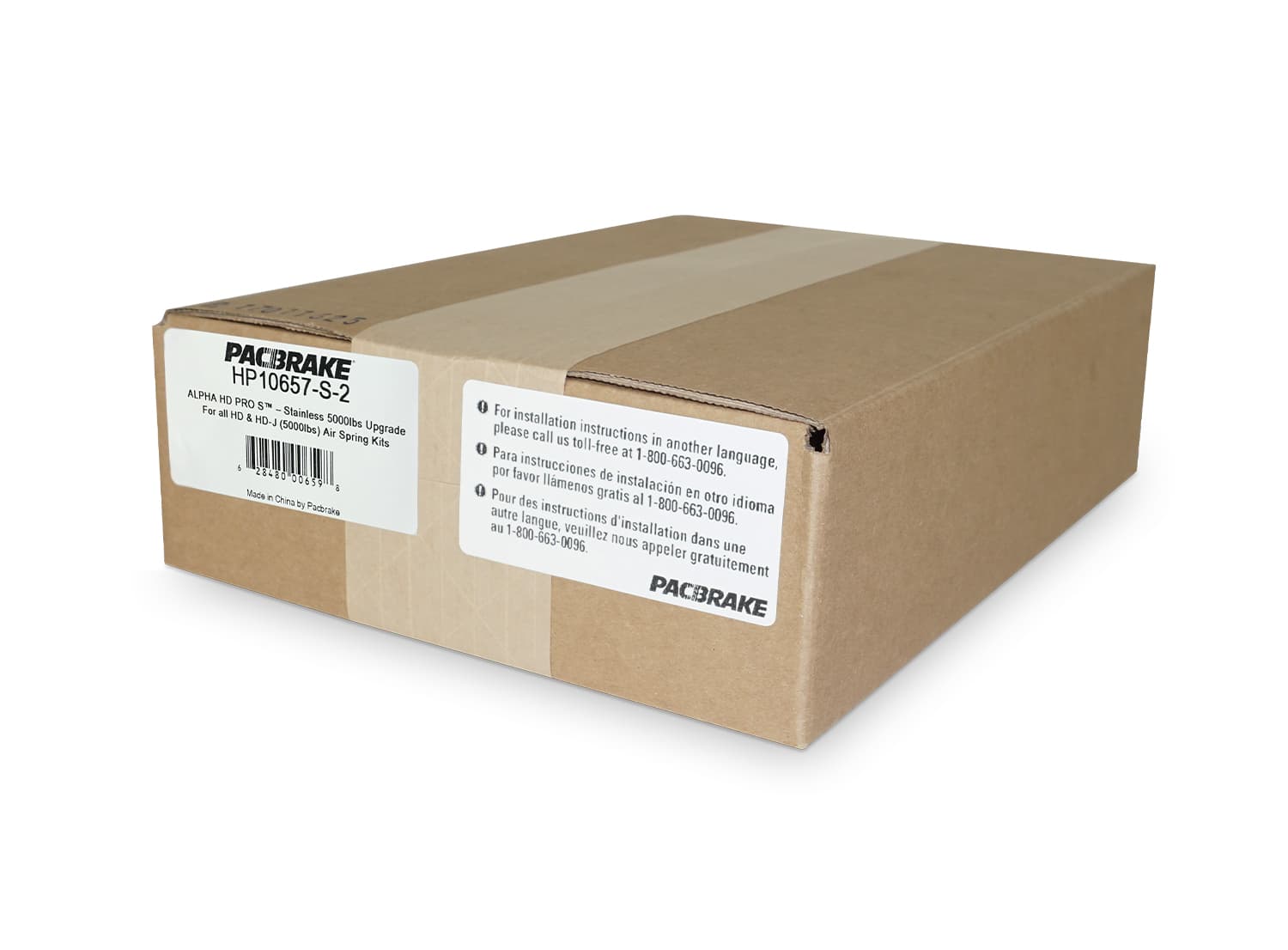 Pacbrake - HP10002-J-S - Rear - Suspension Air Spring Kit image 3