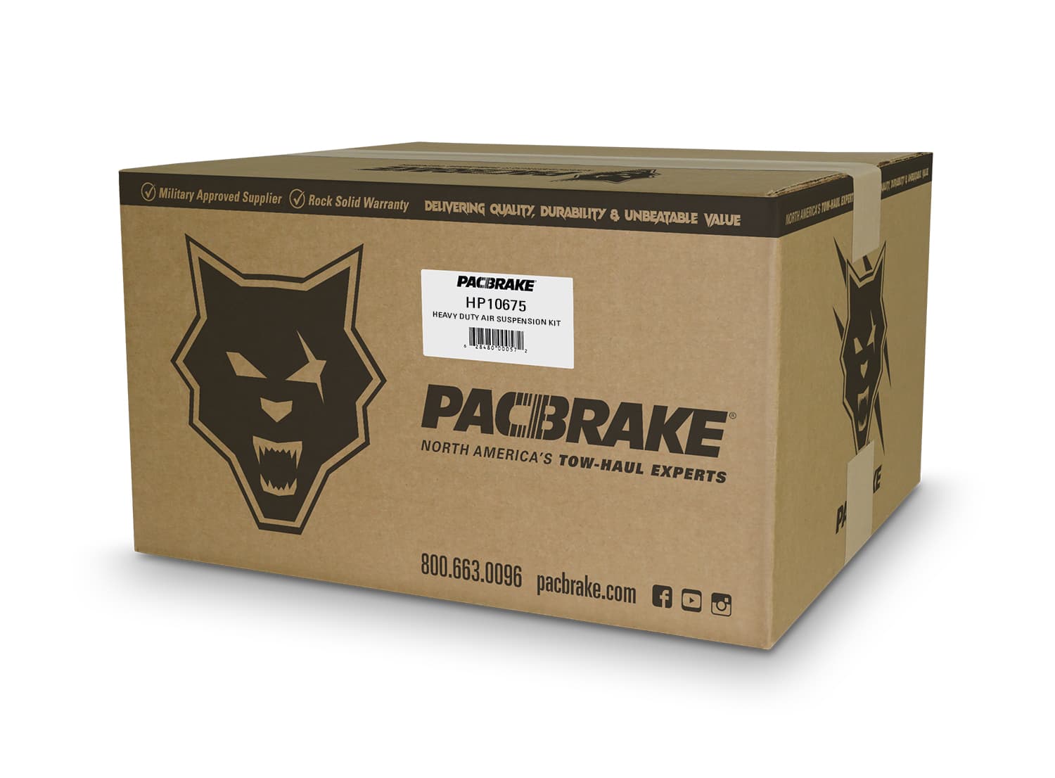 Pacbrake - HP10675 - Rear - Suspension Air Spring Kit image 3