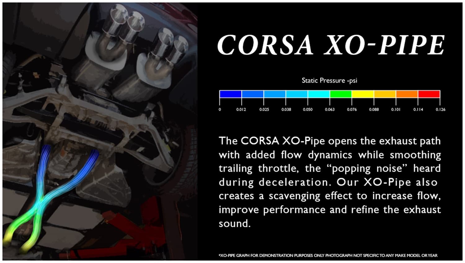 Corsa Performance - 14163 - Exhaust Crossover Pipe image 3