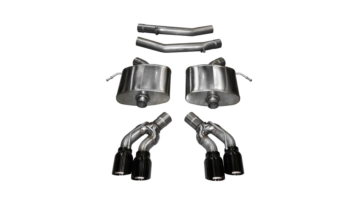 Corsa Performance - 14357BLK - Exhaust System Kit image 1