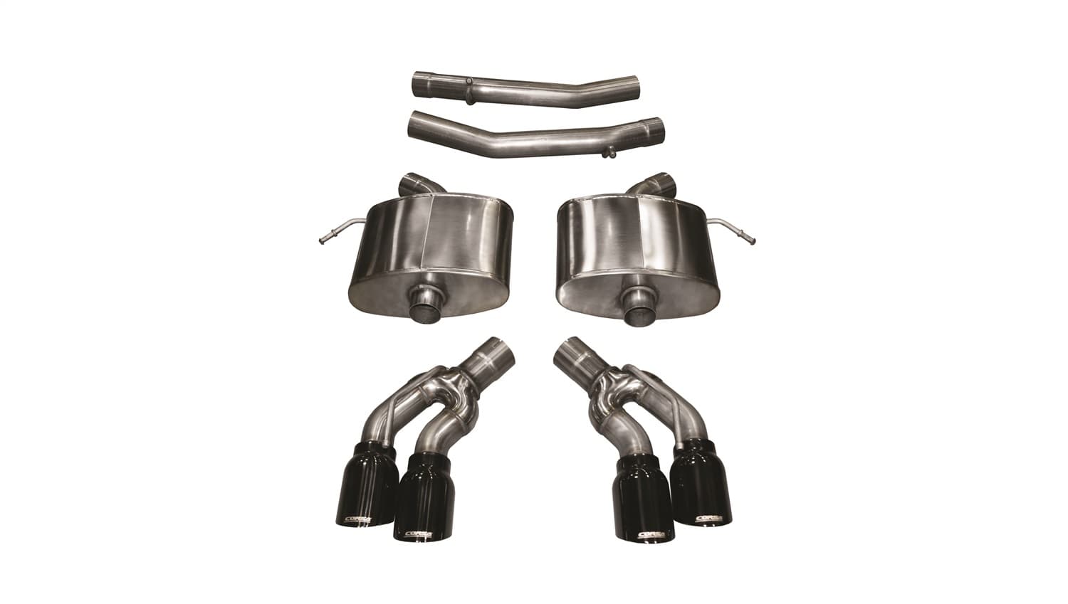 Corsa Performance - 14358BLK - Exhaust System Kit image 1