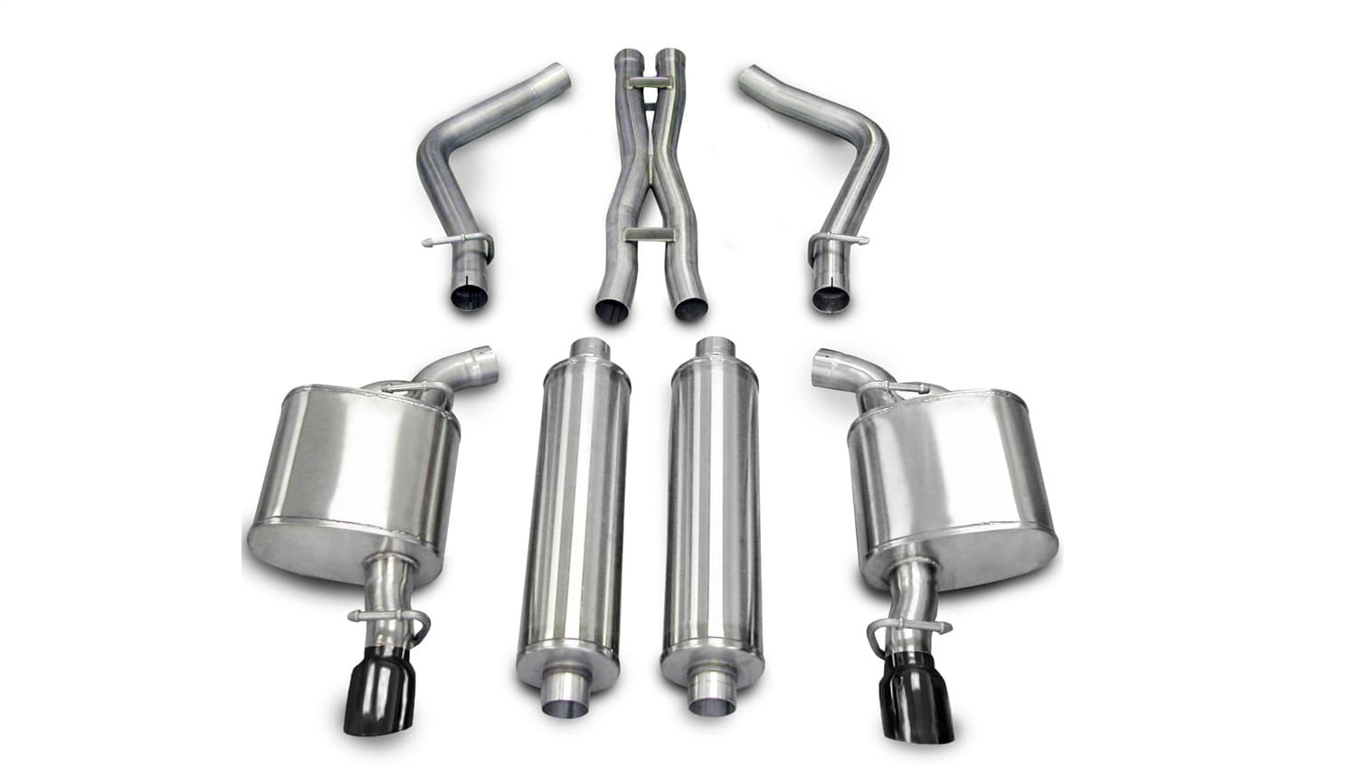Corsa Performance - 14439BLK - Exhaust System Kit image 1