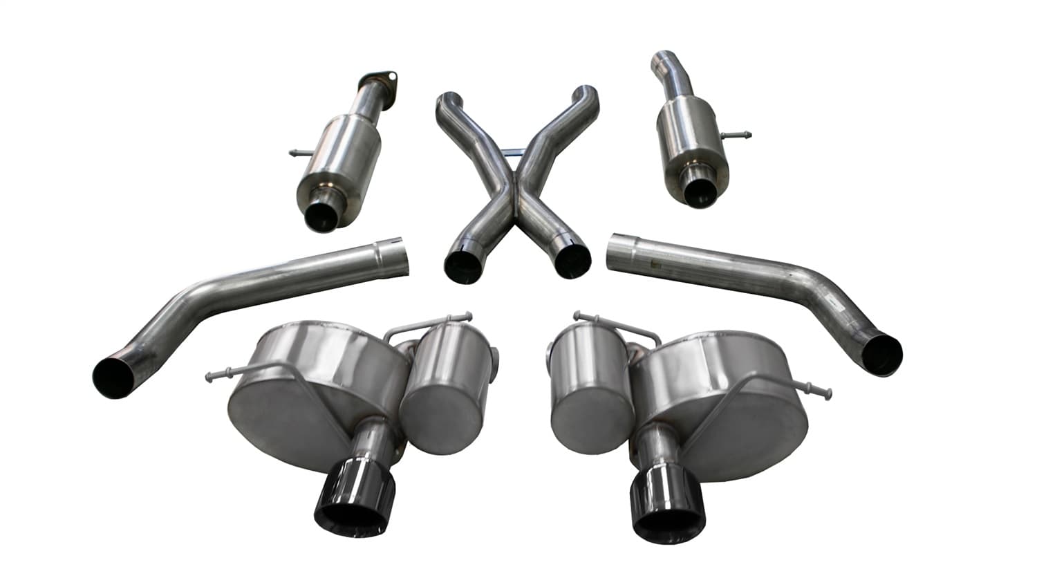 Corsa Performance - 14466BLK - Exhaust System Kit image 1