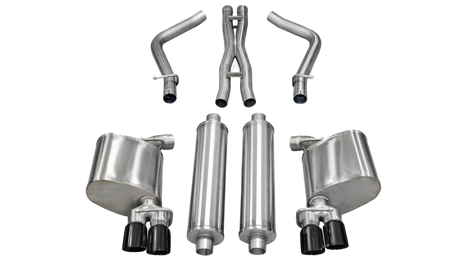 Corsa Performance - 14522BLK - Exhaust System Kit image 1