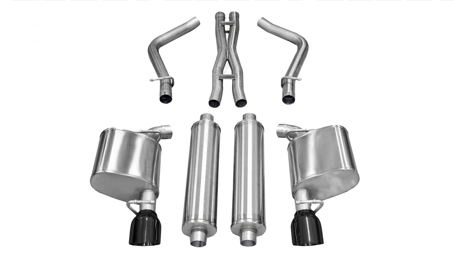 Corsa Performance - 14537BLK - Exhaust System Kit image 1