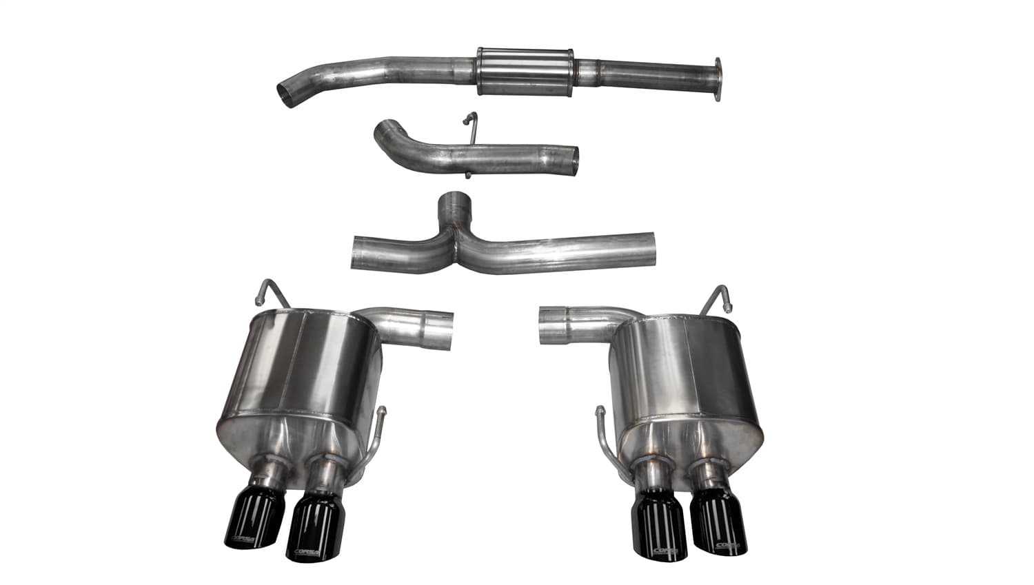 Corsa Performance - 14857BLK - Exhaust System Kit image 1