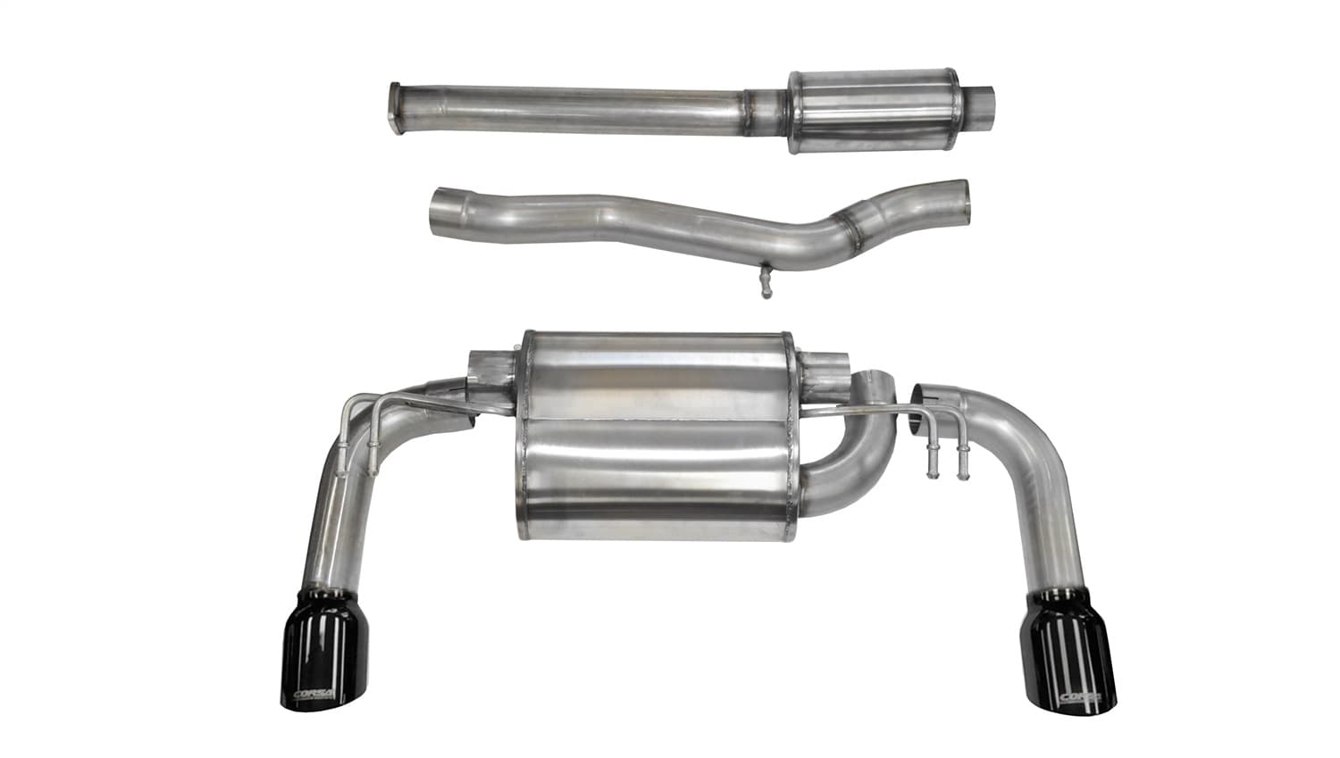 Corsa Performance - 14858BLK - Exhaust System Kit image 1
