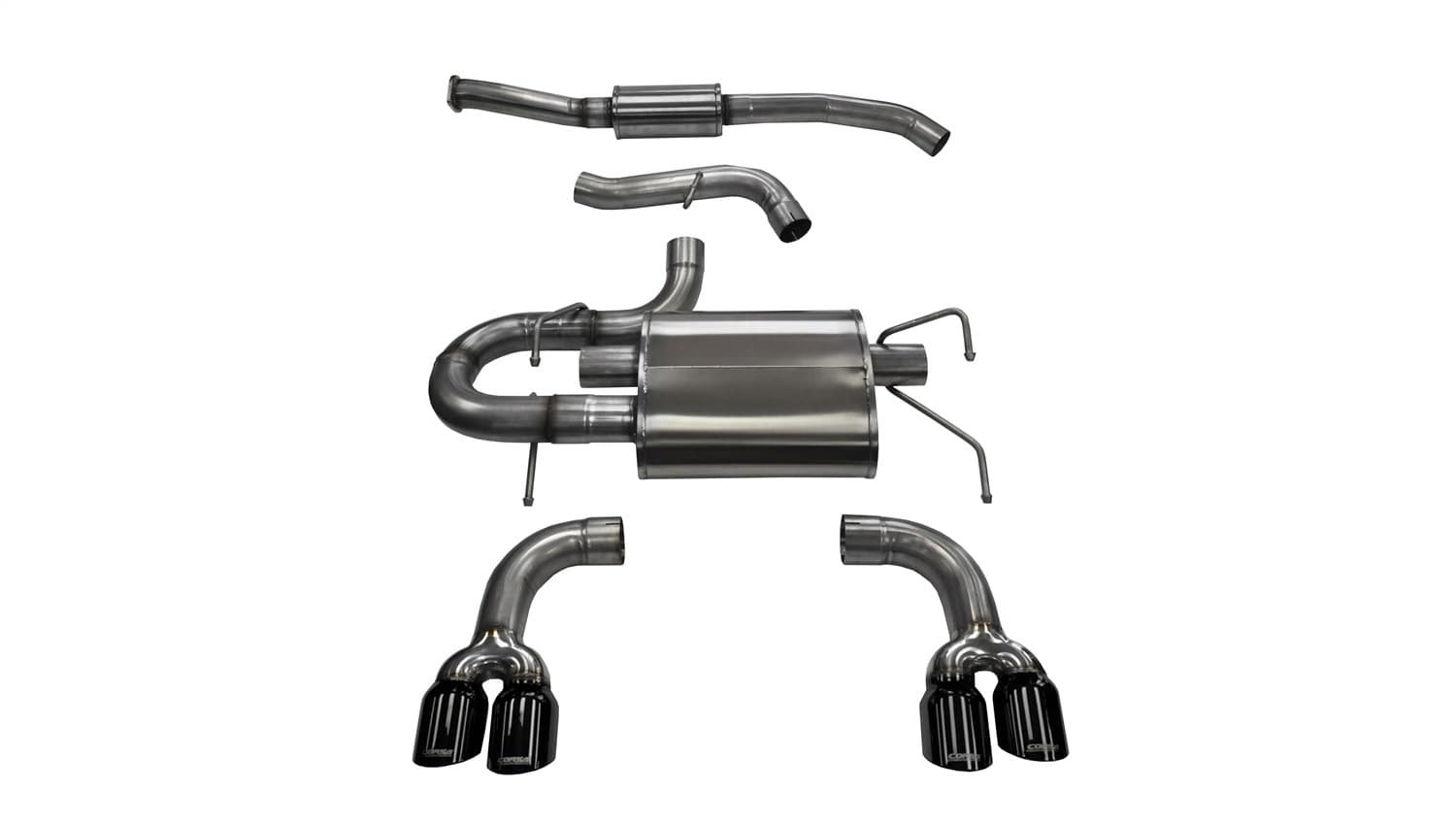 Corsa Performance - 14862BLK - Exhaust System Kit image 1