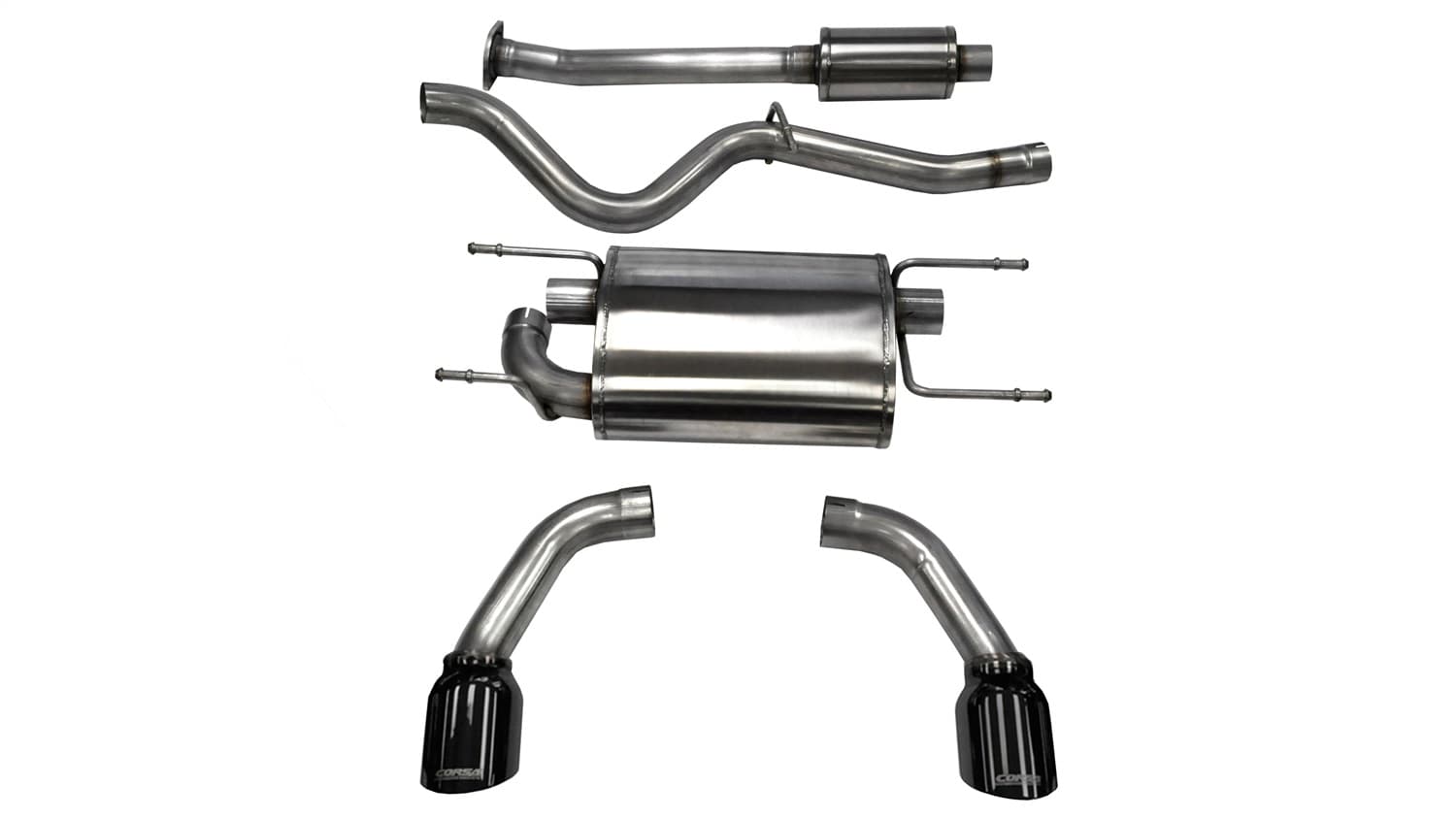 Corsa Performance - 14864BLK - Exhaust System Kit image 1