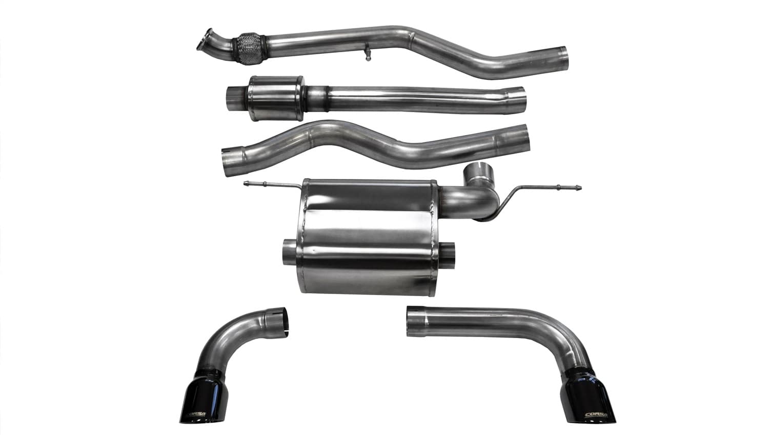 Corsa Performance - 14937BLK - Exhaust System Kit image 1