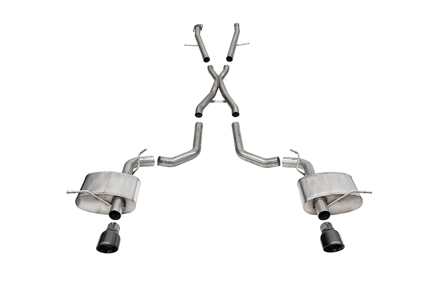 Corsa Performance - 21196BLK - Exhaust System Kit image 1