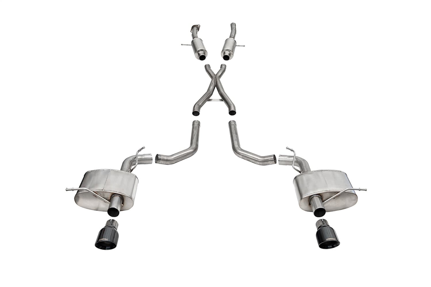 Corsa Performance - 21198BLK - Exhaust System Kit image 1