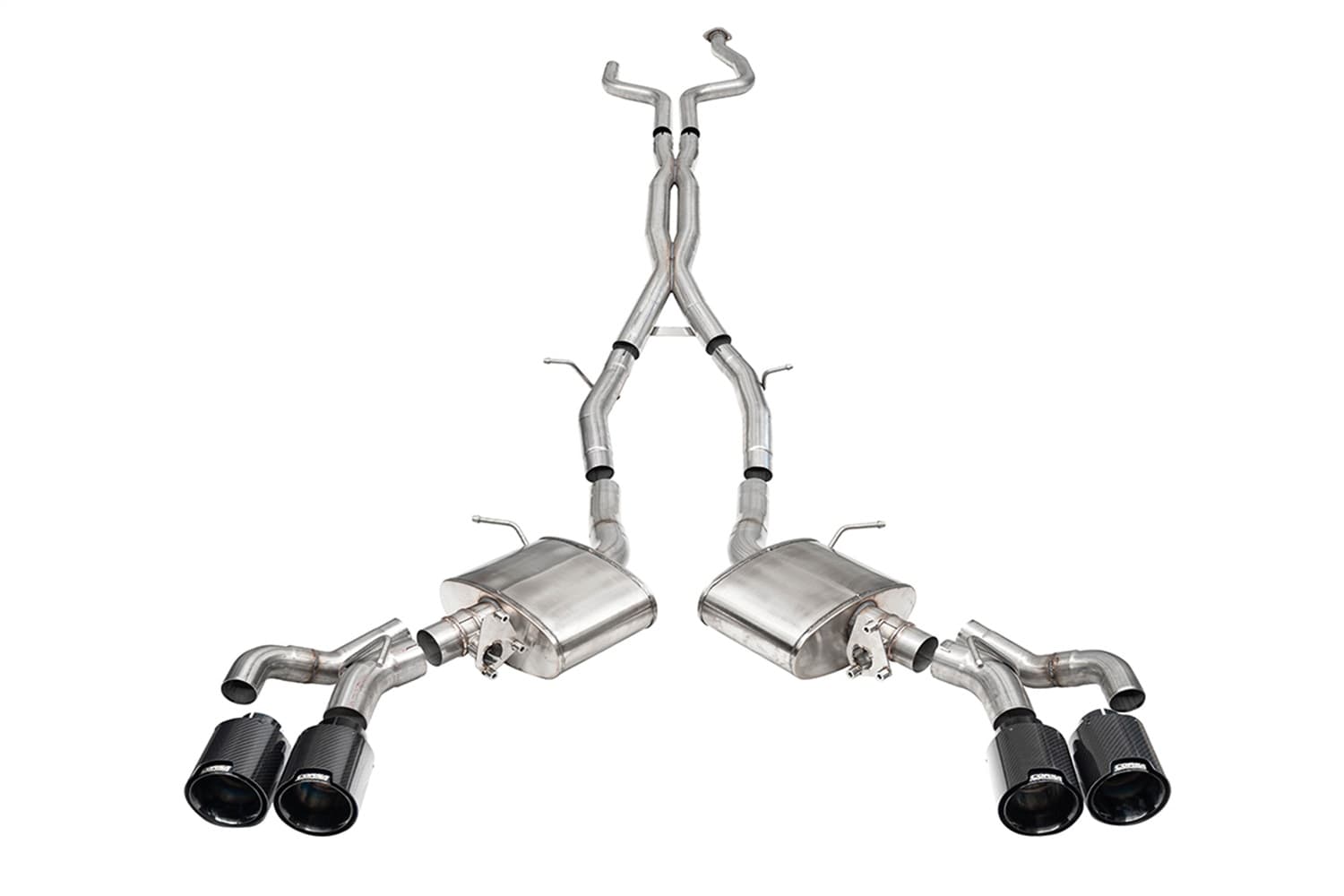 Corsa Performance - 21320CFBLK - Exhaust System Kit image 1