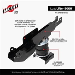 Air Lift - 57812 - Rear - Suspension Load Leveling Kit image 7
