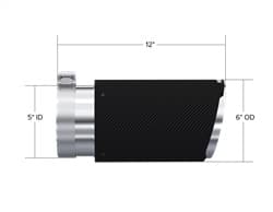 MBRP Exhaust - T5075CF - Exhaust Tail Pipe Tip image 3