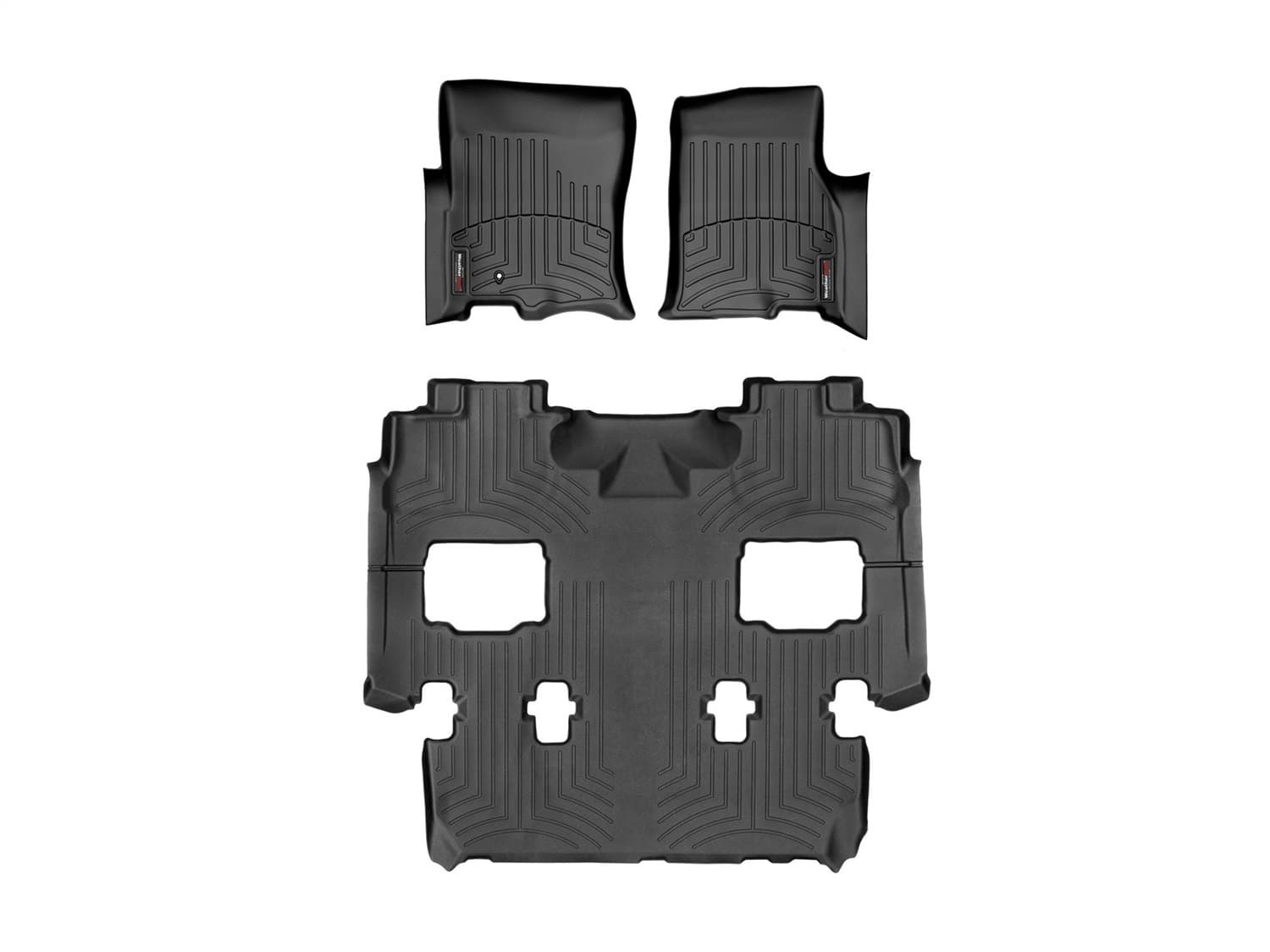 Weathertech - 441071-4410402 - Front Rear and Third Row - Floor Mat Set image 1