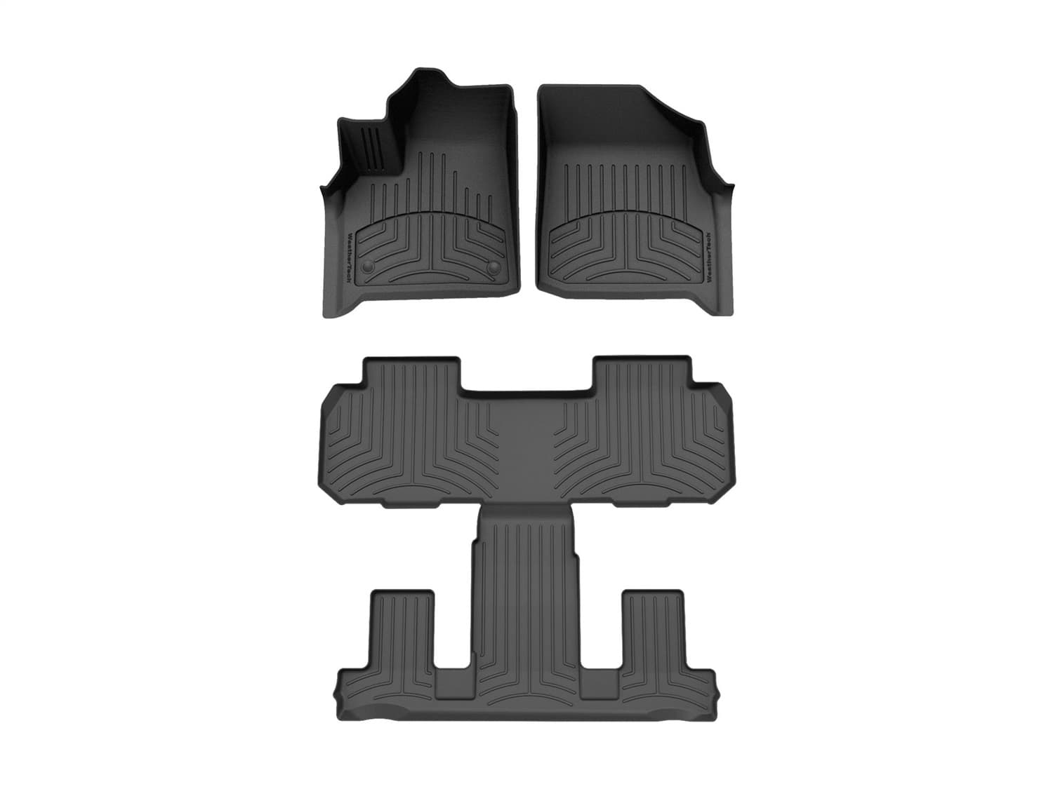 Weathertech - 441228-1-2IM - Front Rear and Third Row - Floor Mat Set image 1