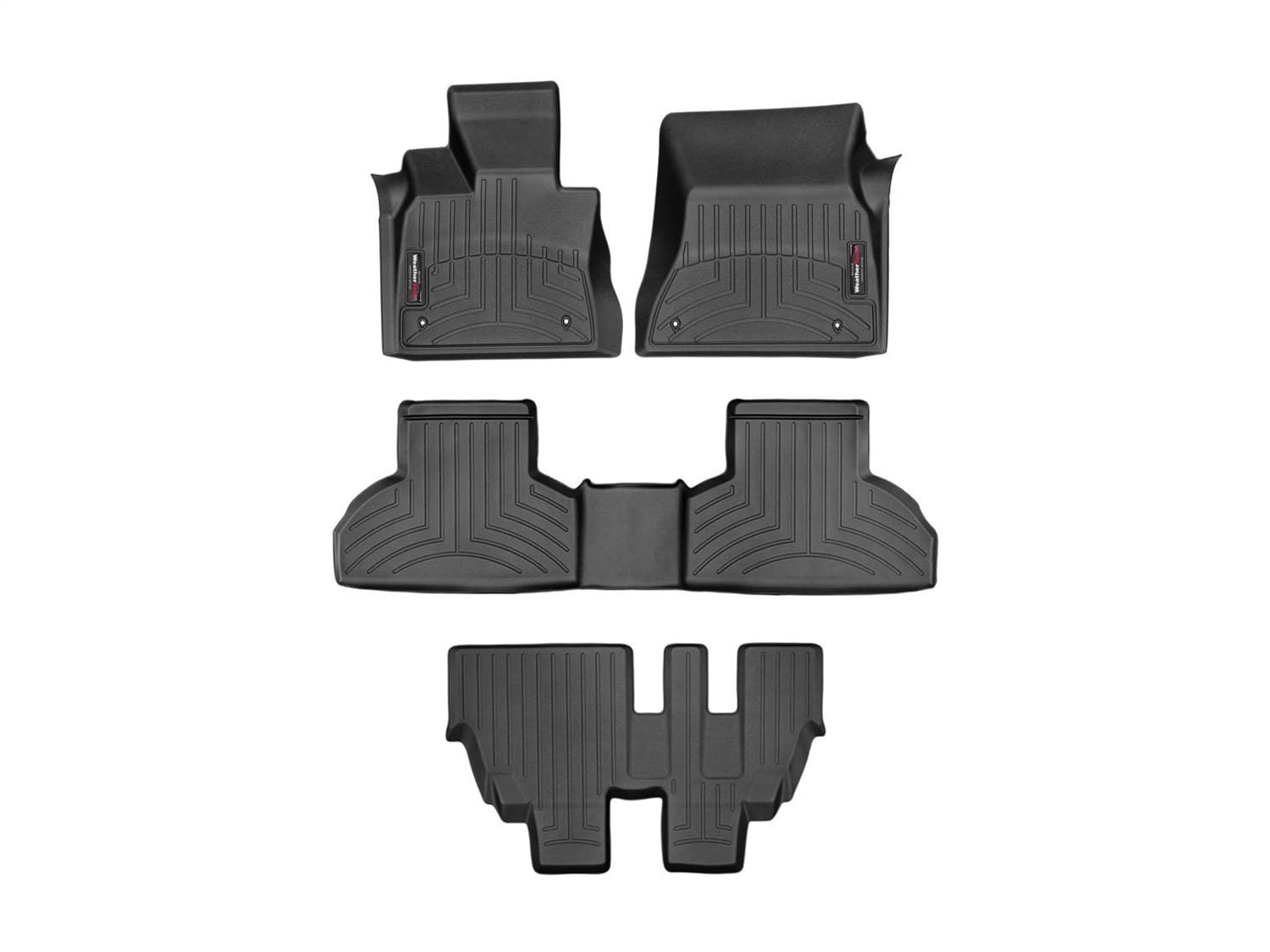 Weathertech - 4413351-44559-2-3 - Front Rear and Third Row - Floor Mat Set image 1