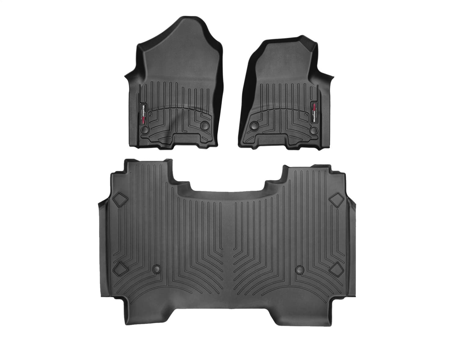Weathertech - 441428-1-2 - Front and Rear - Floor Mat Set image 1