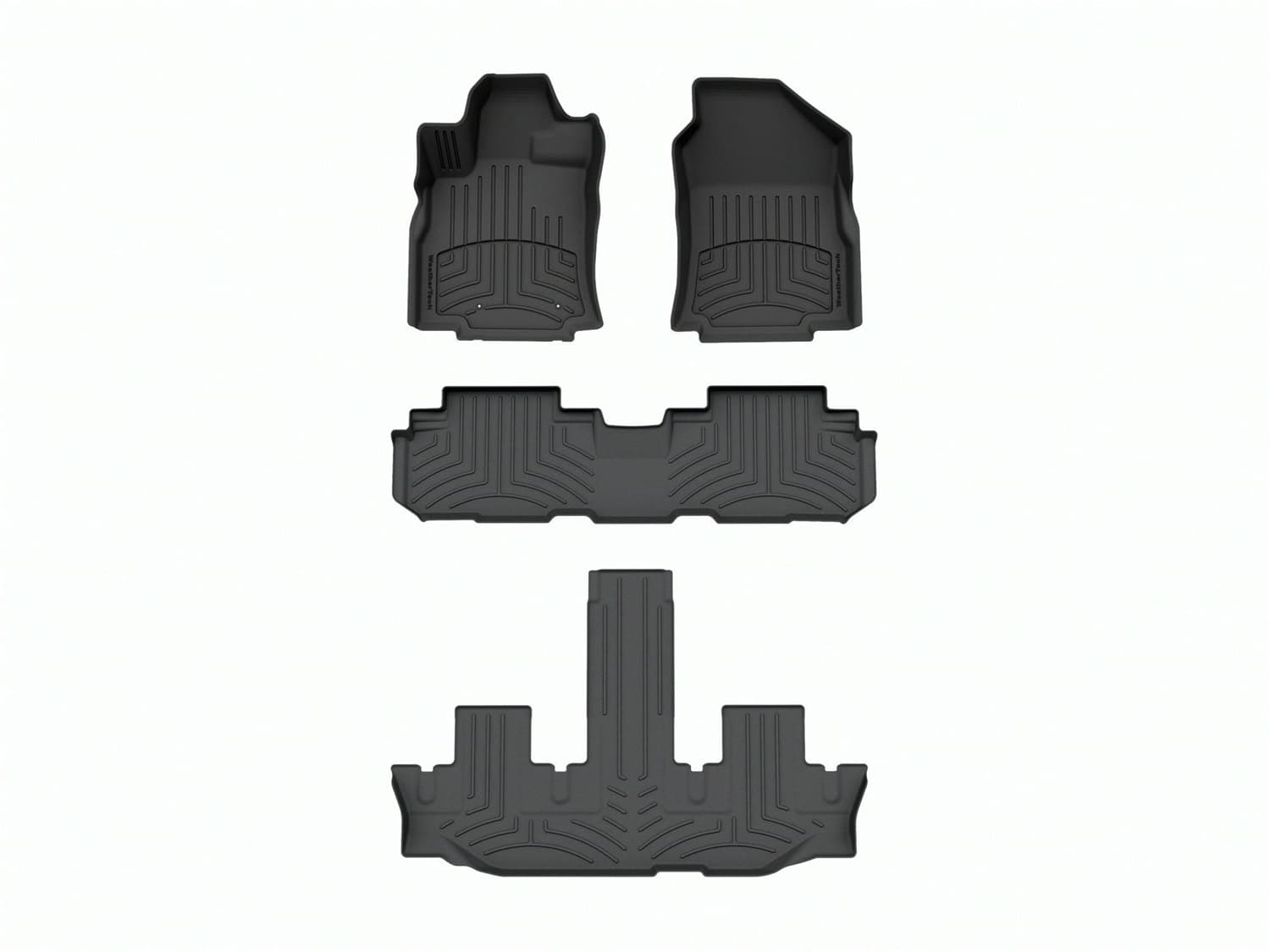 Weathertech - 441475-1-2-3IM - Front Rear and Third Row - Floor Mat Set image 1