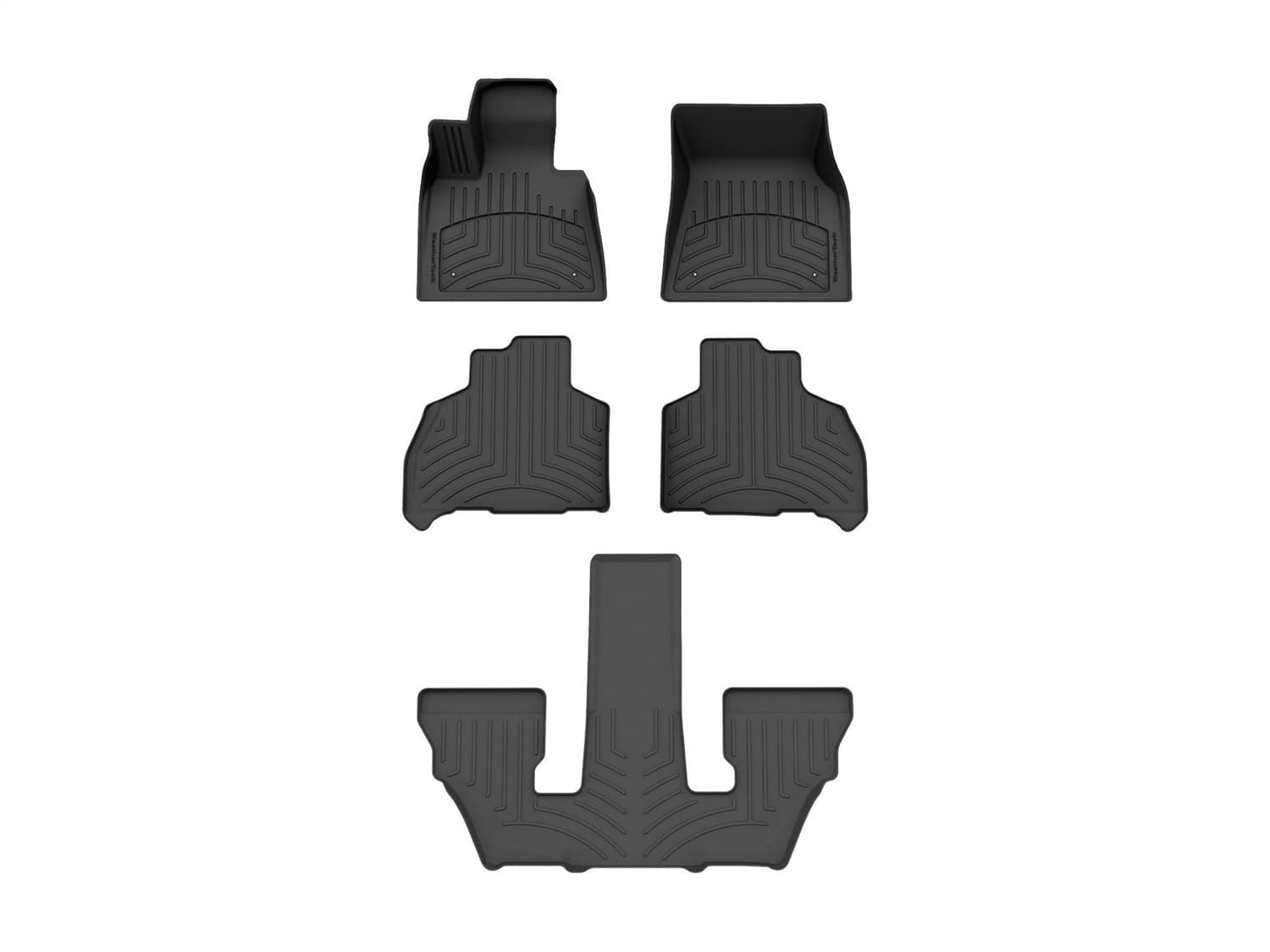Weathertech - 441507-1-5-6IM - Front Rear and Third Row - Floor Mat Set image 1