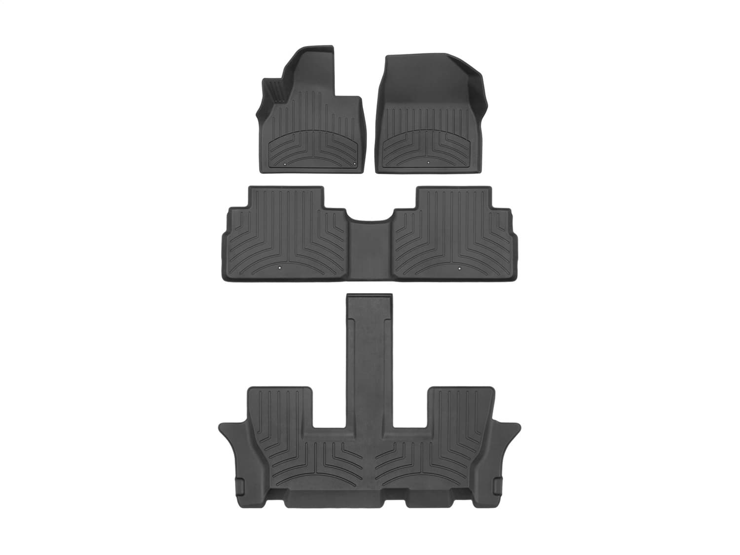 Weathertech - 441532-1-2-3IM - Front Rear and Third Row - Floor Mat Set image 1