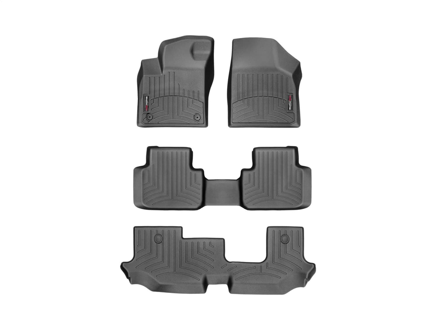 Weathertech - 4415501-441084-4-3 - Front Rear and Third Row - Floor Mat Set image 1