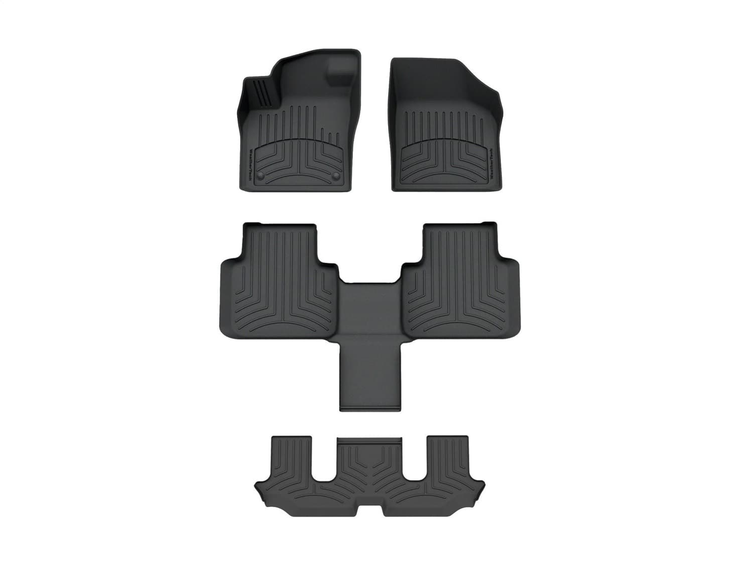 Weathertech - 4415501-441084-2-5IM - Front Rear and Third Row - Floor Mat Set image 1
